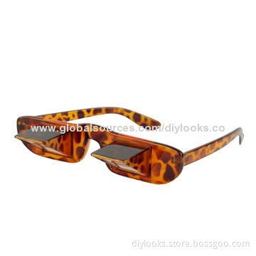 Fashion Leopard Print Lazy Lying Horizontal GlassesNew